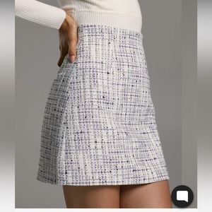 Aritzia bryn mini skirt tweed NWT